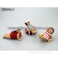 3pcs/set fat Woman Figurine decoration